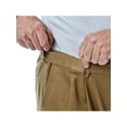 thumbnail image 4 of Haggar Men's Big & Tall Premium No Iron Khaki Pleat Pant Classic Fit HC90897, 4 of 8