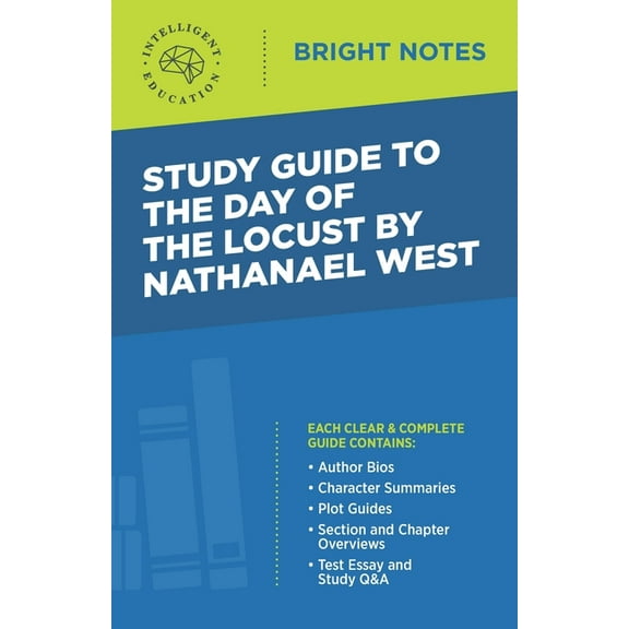 Bright Notes Study Guide to The Day of the Locust by Nathanael West, (Paperback)