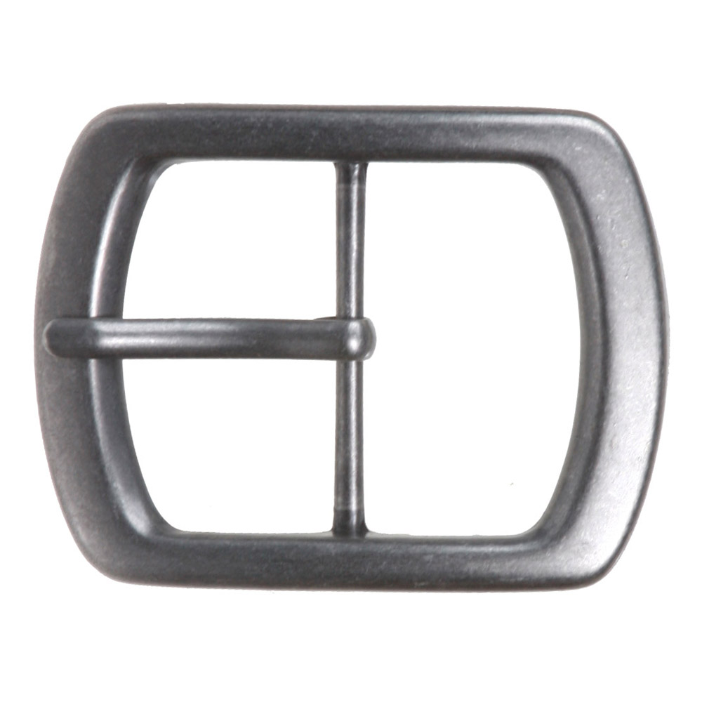 1 3/4 Nickel Free Center Bar Single Prong Oval Belt Buckle 44 mm 