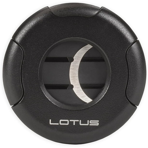 Lotus Meteor Cigar Cutter with Double Guillotine Blades, All Metal