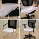 thumbnail image 3 of de asiento de silla elástica de , Funda de cojín de asiento de silla de comedor ajustada elástica, Muebles lavables desmontables Gris claro, 3 of 9