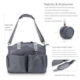 thumbnail image 6 of SPEKSEE Diaper Bag Tote with Pacifier Holder Case for Mom and Dad, Multi-Function Travel Diaper Bag with Adjustable Shoulder Strap and Insulated Pockets, 6 of 7