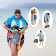 thumbnail image 5 of Catalonia Beach Changing Towel Surf Poncho Robe,Microfiber Summer Hooded Wetsuit,Quick Dry for Surfing Swimming Bathing,Swim Cover Up Fit for Adult Men and Women,Surfboard, 5 of 8