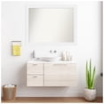 thumbnail image 3 of Amanti Art Custom Framed Wall and Bathroom Mirror (34 x 43 in.), Corvino White Frame, 3 of 7