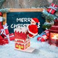 thumbnail image 3 of KelaJuan Electric Climbing Stairs Santa Claus Climbing Rope Christmas Tree Ornament Festival Decoration, 3 of 6