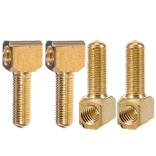 MasteelfCA 4pcs Violin Screw String Instrument Bow Frog Screw Violin Bow Instrument Part