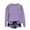 #126 Purple, variant on Felirenzacia Big and Tall Women’s Valentine Pullover Sweet Heart Design Cozy Casual Everyday Top, Purple,S
