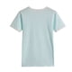 thumbnail image 4 of Camiseta de mujer Blusa informal de manga corta con costuras en bloques de color, Azul cielo, L seitruly AP002400-03, 4 of 5