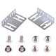 thumbnail image 1 of 2 Din Car Radio Installation Kit Universal MP5 Mounting Accessories Holder Support 2 Bracket 4Screw Quick Installation Tools, 1 of 5