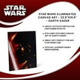 thumbnail image 7 of Star Wars Illuminated Canvas Art - 23.9”x19.9” - Darth Vader, 7 of 7