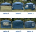 thumbnail image 6 of Topcobe 3 x 3m Portable Folding Instant Canopy Tent, Outdoor Canopies, Pop Up Canopy with Two Doors & Two Windows, Quick Easy Setup Canopy, Blue, Four Sides, 6 of 11