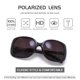 thumbnail image 3 of Gafas de sol polarizadas UV400 SunCristal Classic para mujer, 3 of 3