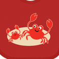 thumbnail image 4 of Inktastic Beach Crabs Cute Vacation Boys or Girls Baby Bib, 4 of 4