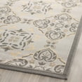 thumbnail image 4 of Safavieh Courtyard Louis Geometric Indoor/Outdoor Area Rug, Anthracite/Light Gray, 5'3" x 7'7", 4 of 11