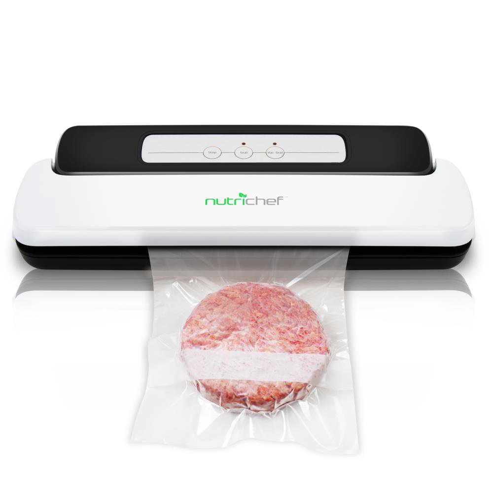 NutriChef PKVS10WT Automatic Vacuum Sealer Electric Air Sealing