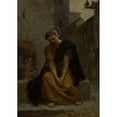 thumbnail image 2 of Jean André Rixens 14x18 Gold Ornate Wood Frame and Double Matted Museum Art Print Titled - The Repentance of Saint Peter (1874), 2 of 4
