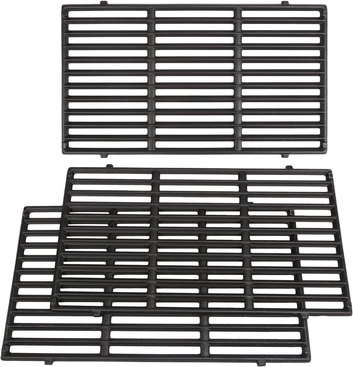 Grisun 18.7" Cooking Grates for Weber Genesis II 400 and Genesis II LX 400 Series Gas Grills, Cast Iron Replacement Parts for Weber 66089 66097, Set of 3 - image 1 of 7