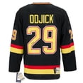 thumbnail image 1 of Gino Odjick Chandail Rétro de Fanatics Noir Signé Canucks de Vancouver, 1 of 3