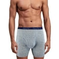 thumbnail image 4 of Different Touch 6 Men's USA Big & Tall Signature Logo Leg Boxer Briefs Underwear, 4 of 4