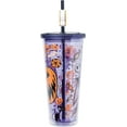 thumbnail image 5 of Silver Buffalo Disney Tim Burton's Nightmare Before Christmas Halloween Jack O-Lantern and Candy Featuring Jack Skellington Plastic Cold Cup with Lid and Straw Topper, 24 Ounces, 5 of 6