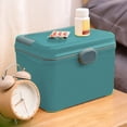 thumbnail image 4 of Stackable Plastic First Aid Storage Box - Multi-Layered Emergency Organizer for Medical Supplies & Travel Toiletries, 4 of 8