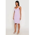 thumbnail image 3 of Womens Ribbed Knit Notch Neck Dress, 3 of 4