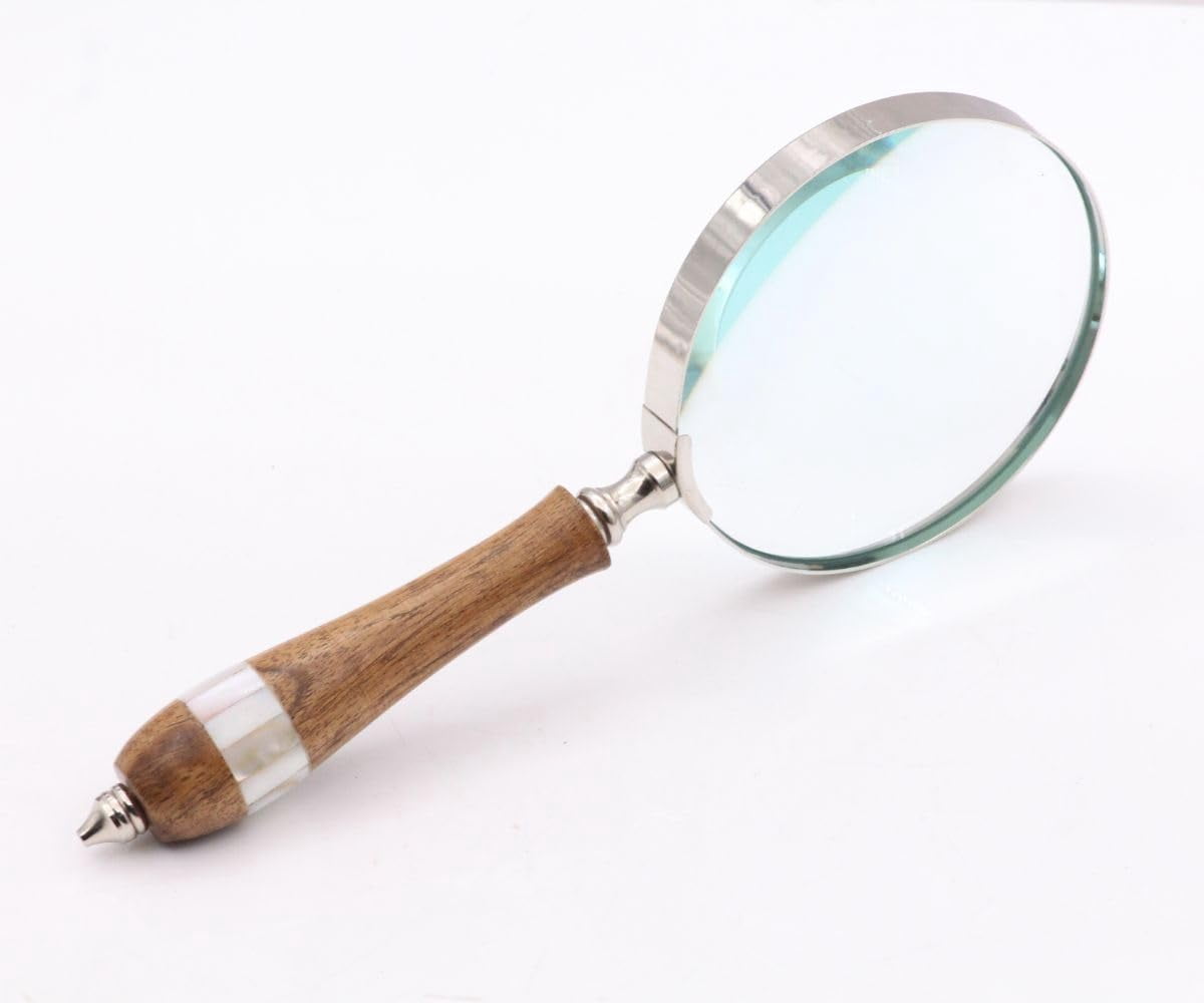 Personalized Gift Magnifying Glass with Engraved Hardwood Box - Unique Gift