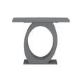 thumbnail image 7 of Modern Egg-Shaped Side Table with Reinforced Base, Grey, 7 of 7