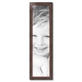 thumbnail image 2 of ArtToFrames 10" x 40" Honors Mahogany with Black Picture Frame, 10x40 inch Brown Wood Poster Frame (WOM-5154), 2 of 7