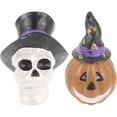 thumbnail image 1 of unbranded 2Ud De Paisaje De Acuario Con Calabaza Y Calavera En Resina, 1 of 6