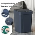 thumbnail image 4 of Anckoeil touchless Sensor Trash Can 13 Liter/3.4 Gallon Small Capacity Trash Can with Lid Sensor Kitchen Bin Recycling Practical Portable Trash Cans, 4 of 8