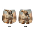 thumbnail image 3 of Cauagu Shorts de Course 2 en 1 pour Femmes, Imprimé Canard, pour Randonnée, Gym, Yoga, Course - Très Grand, 3 of 7