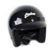 Cyclone Open Face Motorcycle Helmet DOT/ECE Approved - Gloss Black - XXL