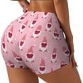 thumbnail image 1 of Fotbe Valentine's day gnomes Shorts Sin Costuras – Shorts Deportivos de Cintura Alta para Mujer, Elásticos para Gimnasio, Yoga, Running o Ciclismo-XX-Large, 1 of 8