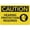 Warning Sign 4, variant on Caution PPE Goggles Required In This Area Aluminum Metal Tin Sign 8"x12" - Safety Restriction Alert Warning Plate, PPE Goggles Sign