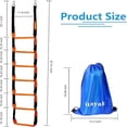 thumbnail image 3 of Reinforced Rope Ladder, 3-4-6 Step Climbing Ladder for Kayak Inflatable Boat Motor Yacht, Wooden Dock Boarding Accessory, 3 of 6