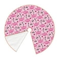 thumbnail image 2 of KLL Cool Flamingos Christmas Tree Skirt 48" ,Party Decorations Farmhouse for Christmas Decorations Holiday Party, 2 of 6