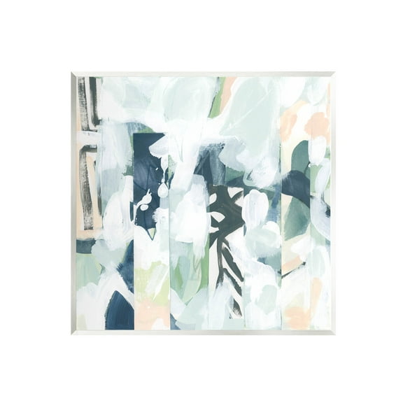Stupell Industries Alternating Abstract Shapes Composition Painting Unframed Art Print Wall Art, Design by June Erica Vess