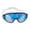 Blue, variant on Swim Goggles Adult, Large Frame Diving Swimming Goggles with Earplugs, Swim Goggles Anti-Fog, Leak-Proof, 180° Wide View, Soft Memory Silicone, Adjustable Strap for Men & Women