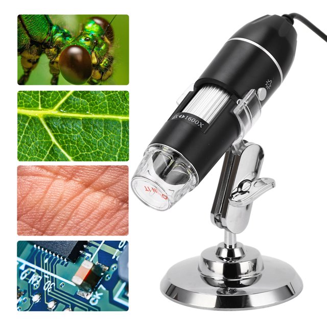 Microscopio HD, Microscopio Digital Portátil Con Luz LED HD De 50 A 1600X Para Jadestone