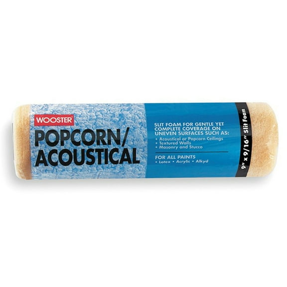 Wooster Brush R234-9 Popcorn Acoustical Roller Cover, 9/16-Inch Nap, 9-Inch