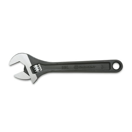 Crescent Adjustable Wrench, Black Oxide, 8 In.