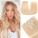 thumbnail image 1 of Extensiones de cabello humano real YNSNR, rubio miel, 16 pulgadas, 1 of 7