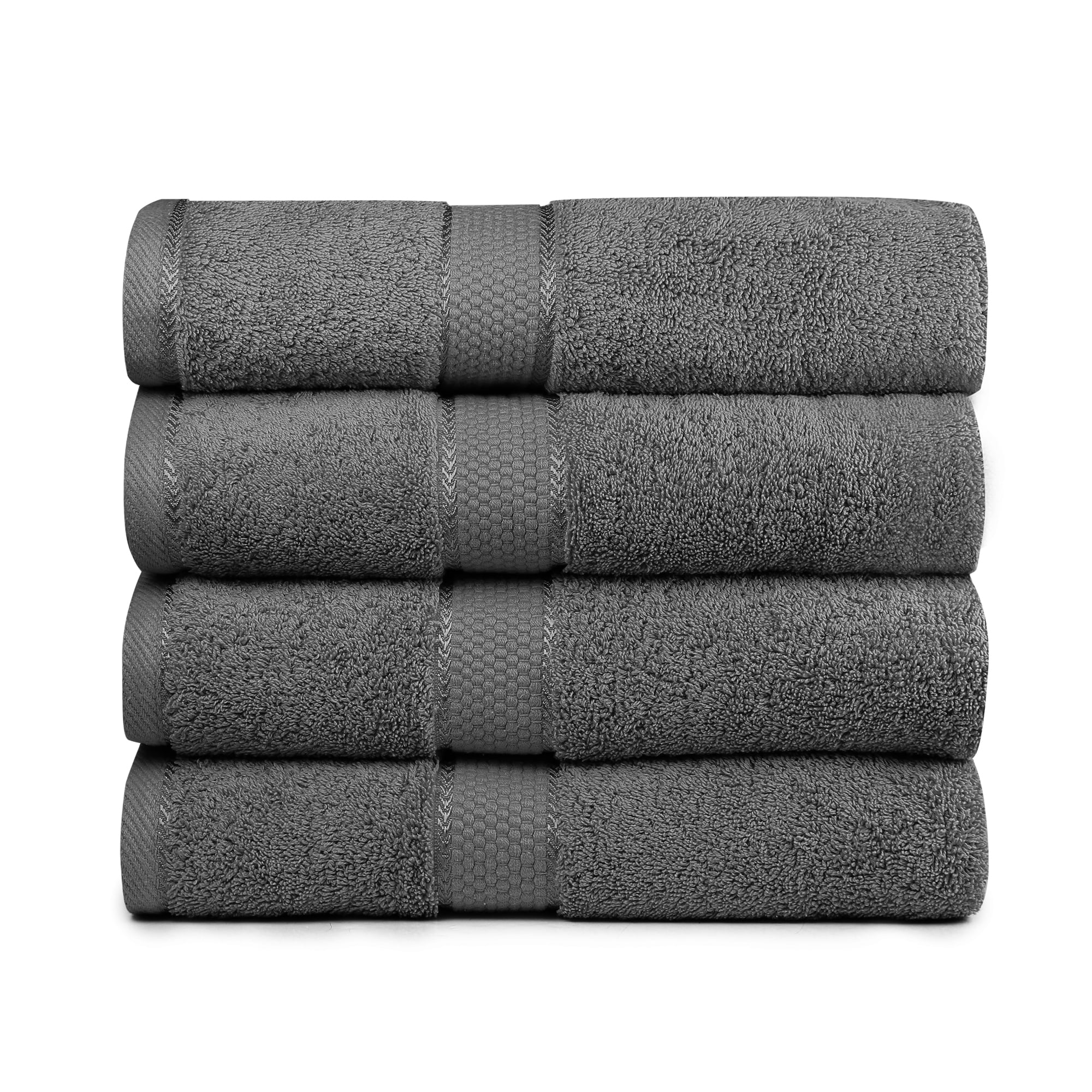 Bisgal 4-Piece Luxury Bath Towels Set ? Super Soft & Durable 