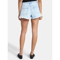 thumbnail image 3 of Madden NYC Women's Frayed Denim Shorts, Sizes XXS-XXL, 3 of 5