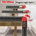 thumbnail image 4 of 2-in-1 Digital Angle Meter Inclinometer Digital Angle Ruler Electronic Goniometer Protractor Angle Finder Measuring Tool ,Long Lasting, 4 of 7
