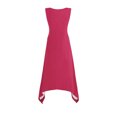 thumbnail image 4 of Gspmoly Robes Décontractées pour Femmes, Robes pour Femmes Sans Manches à Col Rond avec Cordon, Robe Décontractée à Volants Évasée Courte, Robes de Cocktail, Offres Hebdomadaires, 4 of 8