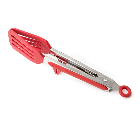 9 Inch Silicone Food Clip Food Tong Non-slip Silicone BBQ Kitchen Tool Non-Slip Clamp Dessert Clip Cooking Tong Clip Clamp Salad Serving Bbq Kitchen Tools