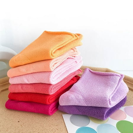 

NECHOLOGY Children s Spring Summer Solid Candy Color Socks Toddler Kids Baby Boys Girls Thin Mesh Crew Socks 6t Socks Boys Socks Watermelon Red 6-8 Years