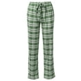 thumbnail image 1 of FashionOutfit Women's Casual Mid Waist Plaid Drawstring Pants, 1 of 1